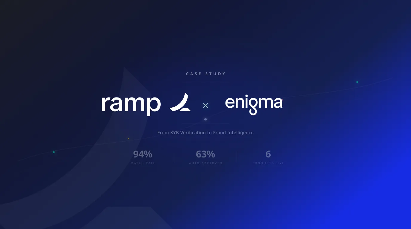 Ramp: From KYB to Fraud Intelligence