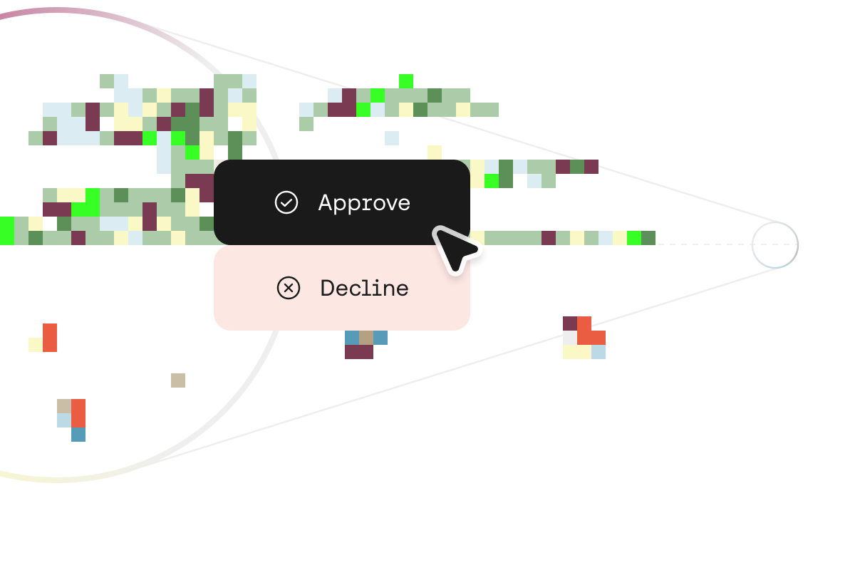 Predict default likelihood chart visualization
